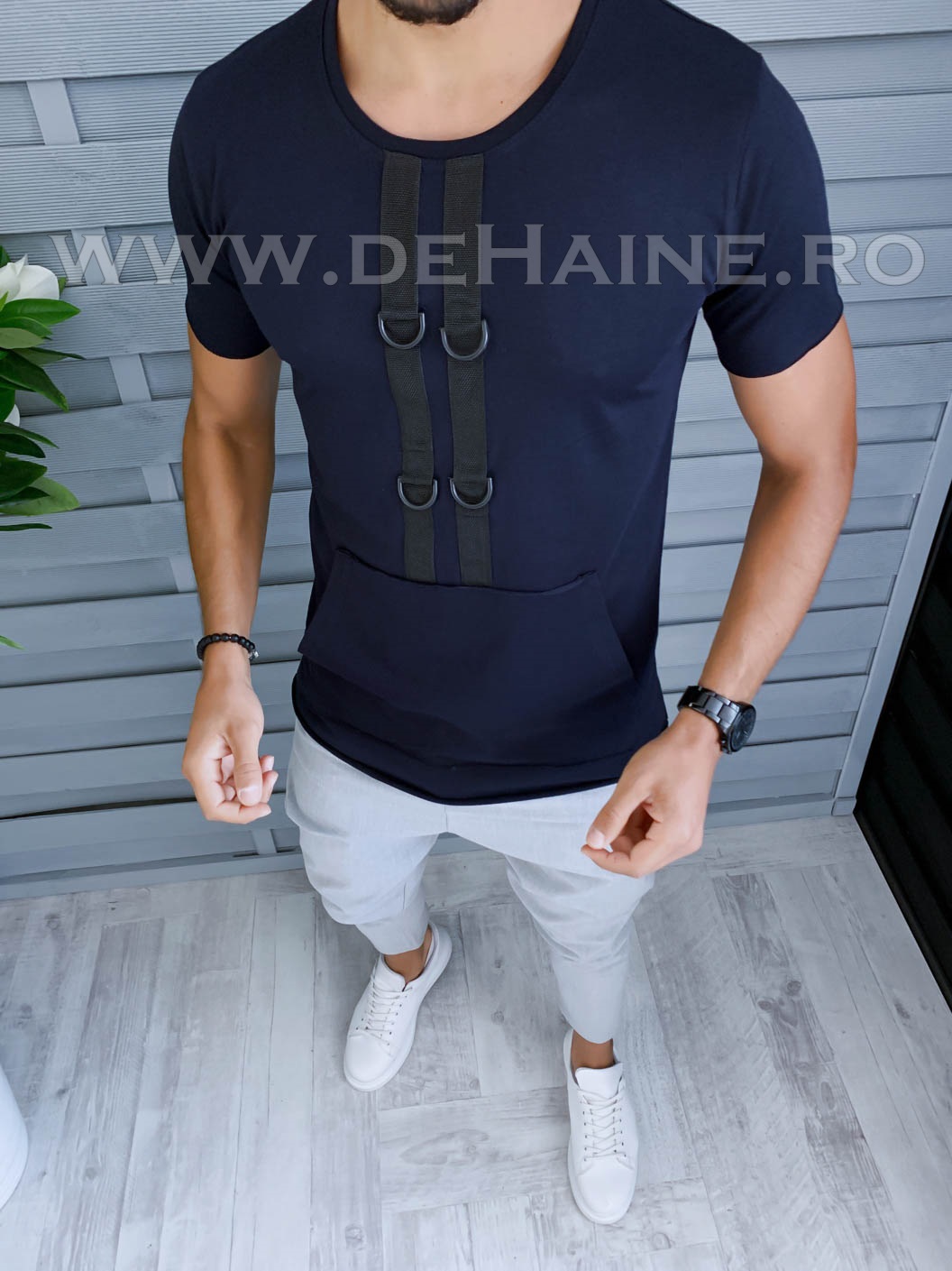 Tricou barbati bleuamrin slim fit vagabond b1955 p5-1